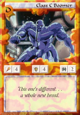 Scan of 'Class C Boomer' Ani-Mayhem card