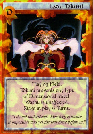 Scan of 'Lady Tokimi' Ani-Mayhem card