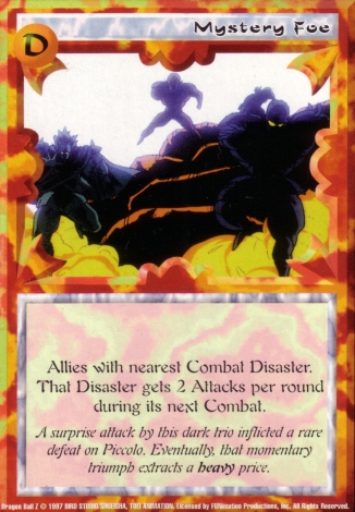 Scan of final 'Mystery Foe' Ani-Mayhem card