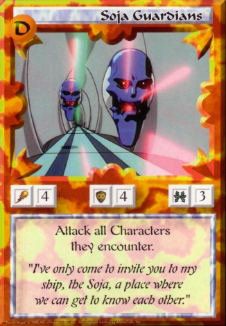 Scan of 'Soja Guardians' Ani-Mayhem card