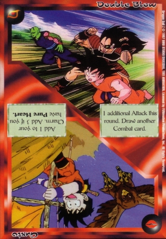 Scan of final 'Double Blow / Gusto' Ani-Mayhem card