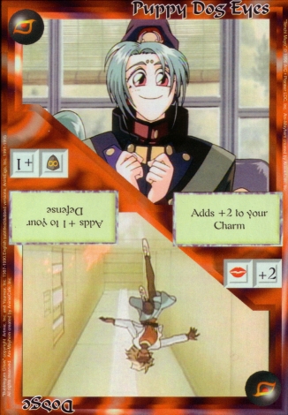 Scan of 'Puppy Dog Eyes / Dodge' Ani-Mayhem card