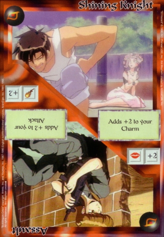 Scan of 'Shining Knight / Assault' Ani-Mayhem card