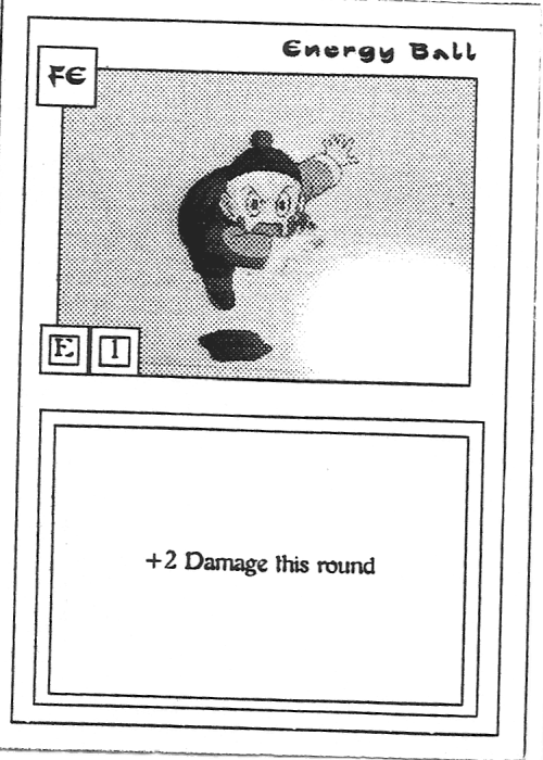 Scan of 'Energy Ball' playtest card