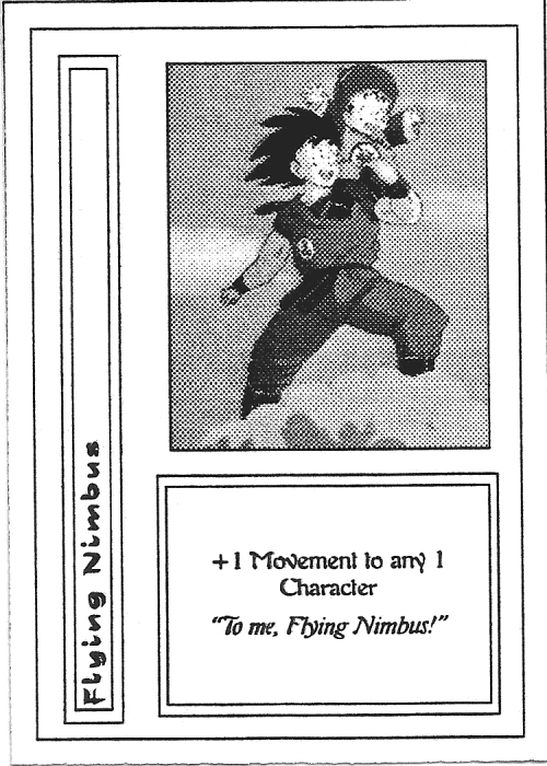Scan of 'Flying Nimbus' playtest card