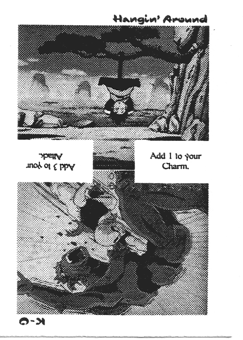 Scan of 'Hangin' Around / K-O' playtest card