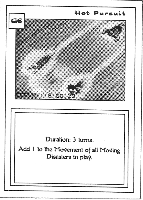 Scan of 'Hot Pursuit' playtest card
