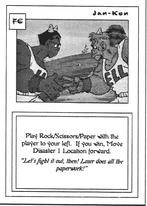 Scan of 'Jan-Ken' playtest card