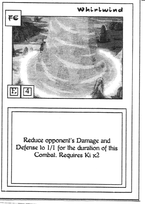 Scan of 'Whirlwind' playtest card