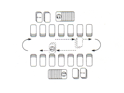 Diagram of a two player daisy chain link.